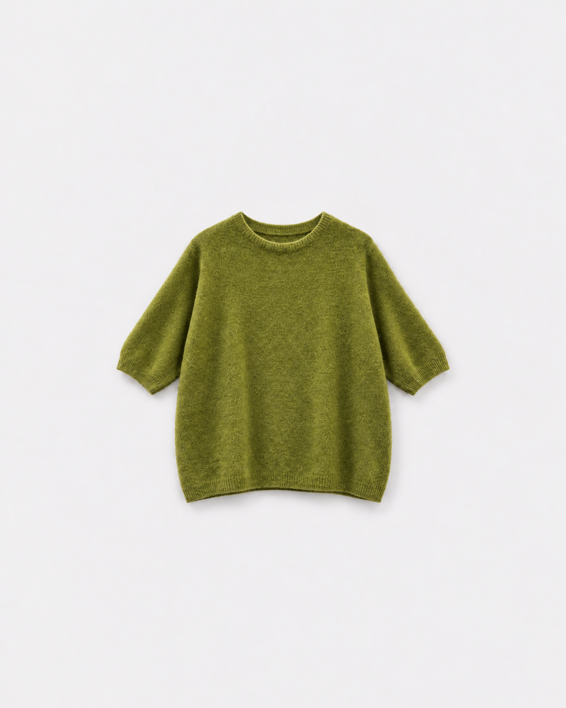 Pull Bestie Olive — à plat