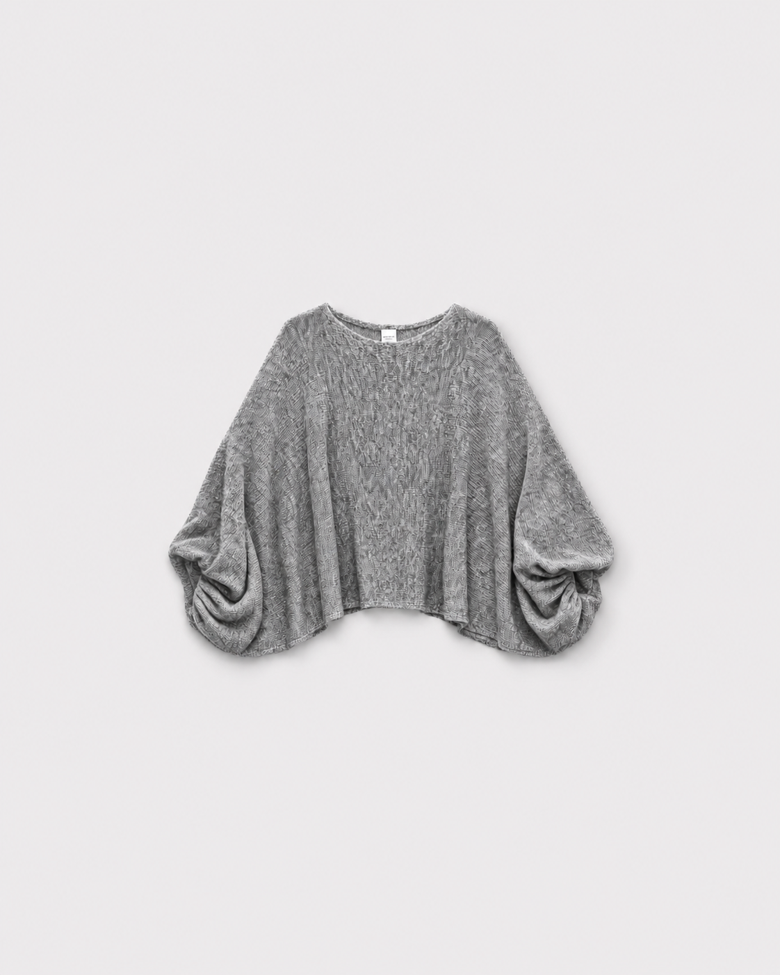 Pull Wind — Gris — vue à plat